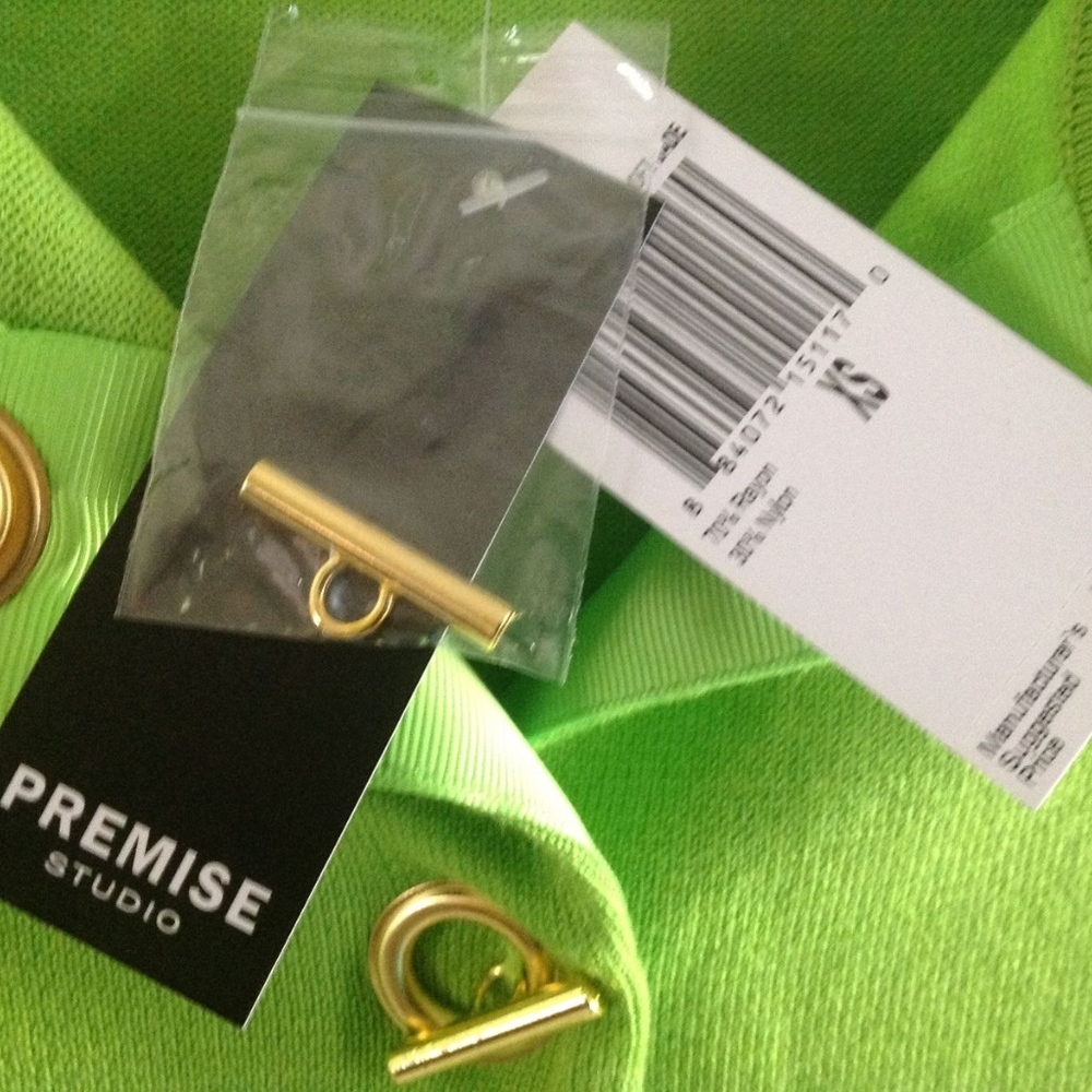 Premise Studio XS Sweater Over-jacket Bright Green - Picture 4 of 9